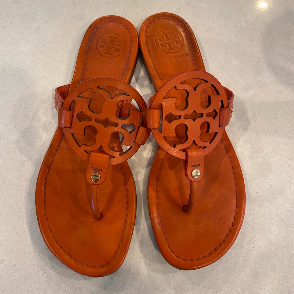 Tory Burch Orange Miller Sandal